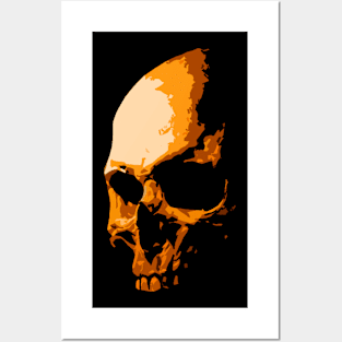 Golden Skull Posters and Art